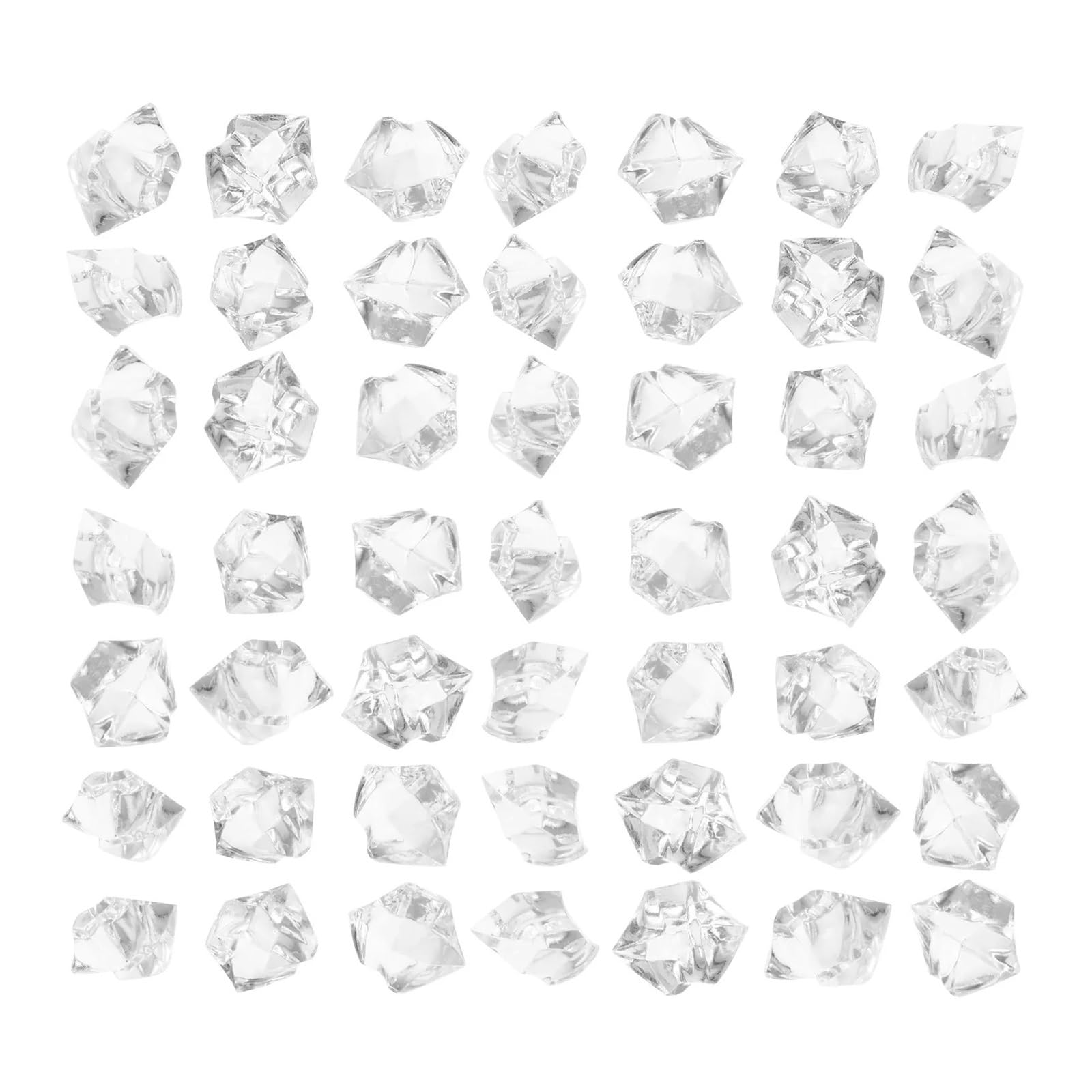 ITRHJTGP Fake Ice Rocks 600Pcs Fake Crushed Ice Rocks Acrylic Clear Decoration For Wedding Vase for Vases Fillers