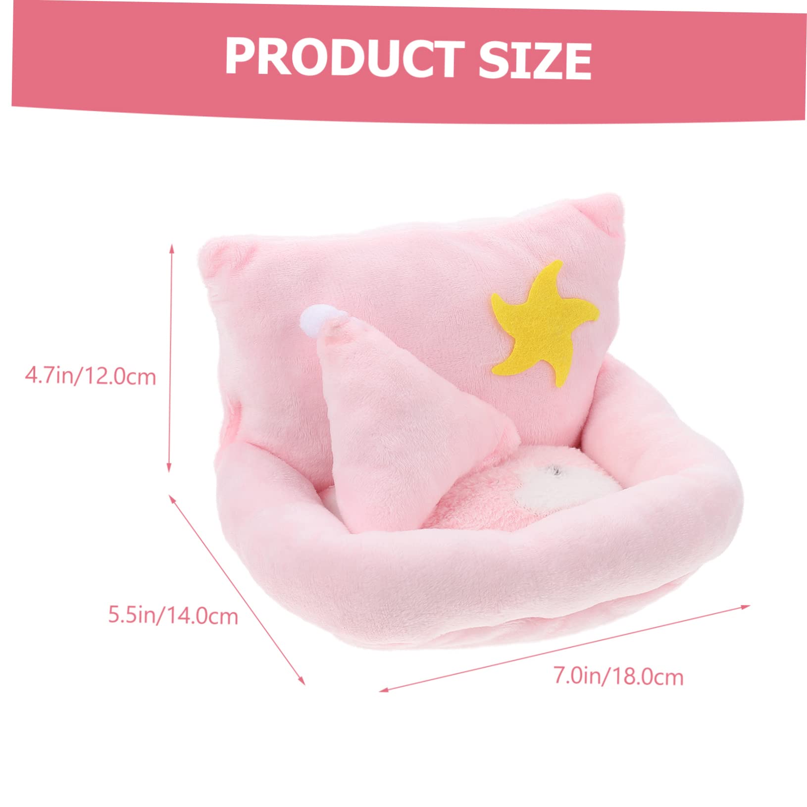 BESPORTBLE 3stücke Kuschelnest Für Kleine Haustiere Warmes Plüschbett Für Hamster Zwerghamster Und Meerschweinchen Für Winter Gemütlicher Rückzugsort