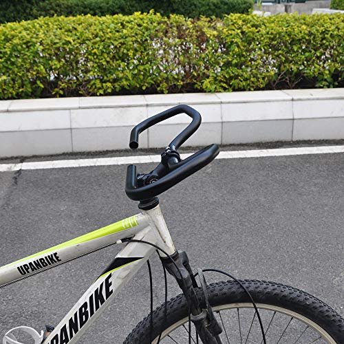 UPANBIKE Bicycle Butterfly Handlebar 25.4mm 31.8mm Cycling Handlebar with Sponge Grips Bike Rest Bar For MTB,Road Bike, Mountain Bike(φ25.4mm)