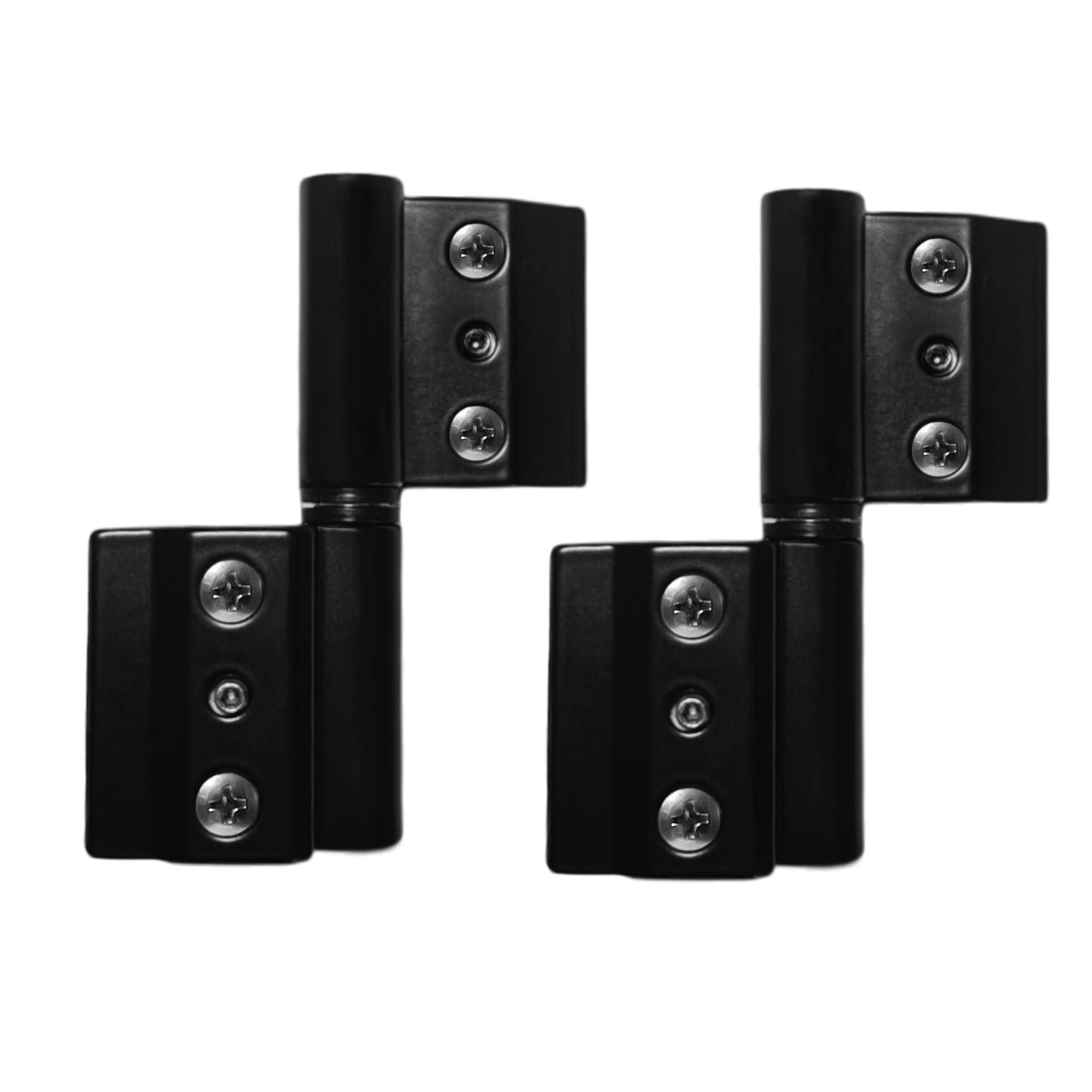 Cerniere Per Profilatura 40x20 | Confezione 2 Pezzi Argento | Porte E Finestre Apertura Interna - Foto 2