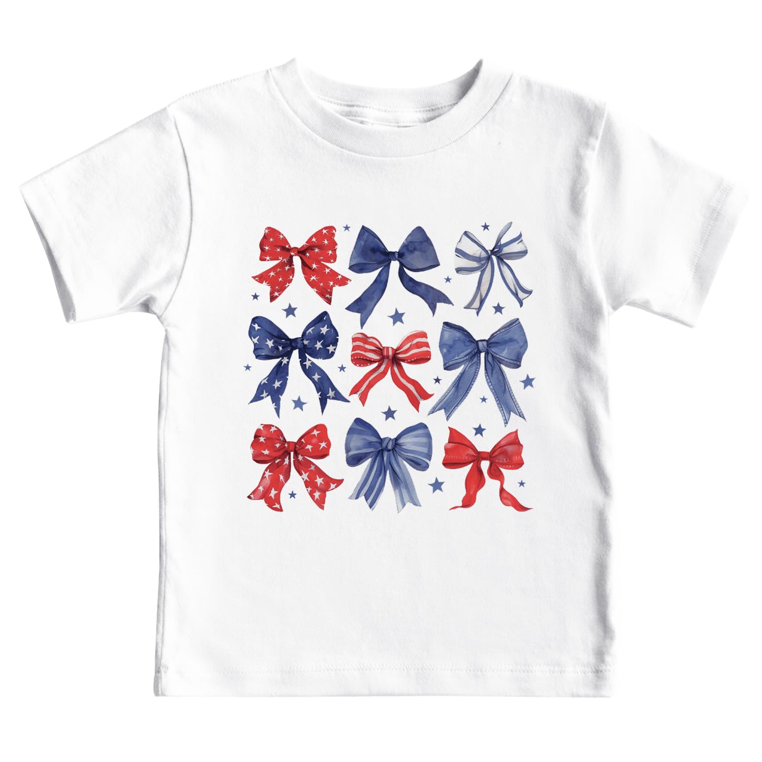 4th of July Shirts Toddler Boys Girls American Flag USA T-Shirt Kids Patriotic Tee Tops