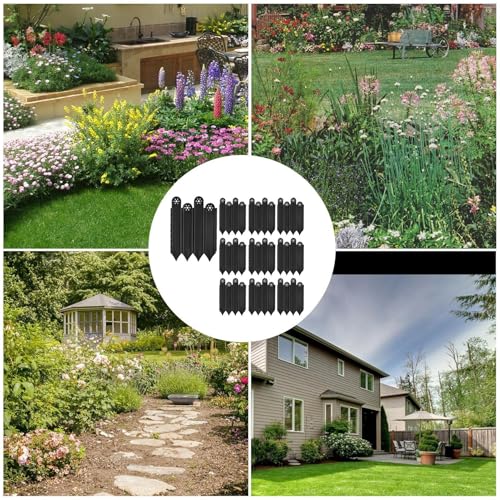 Delimitadores de jardín para parterres y avenidas vallas de patio pack 10 5