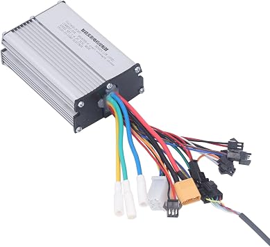 Omabeta Brushless Motor Controller, DC48V 350W 25A Aluminum Alloy housing with Heat Dissipation Slots, Brushless Motor Controller, for Electric Bikes, Scooters, wheelchairs