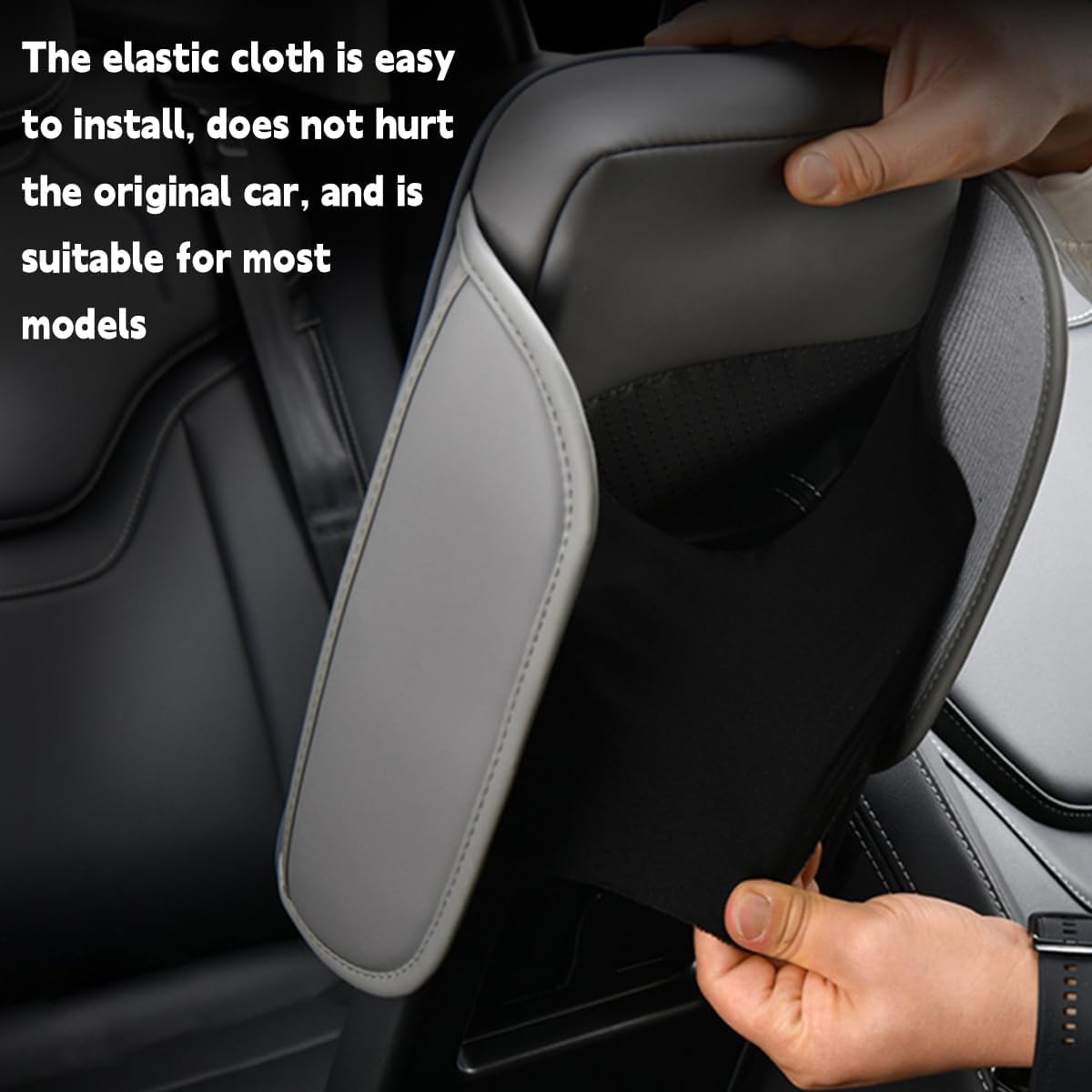 Armlehnen Auflage Für Skoda Karoq 2018-2025 - Mittelkonsole Polster Schwarz