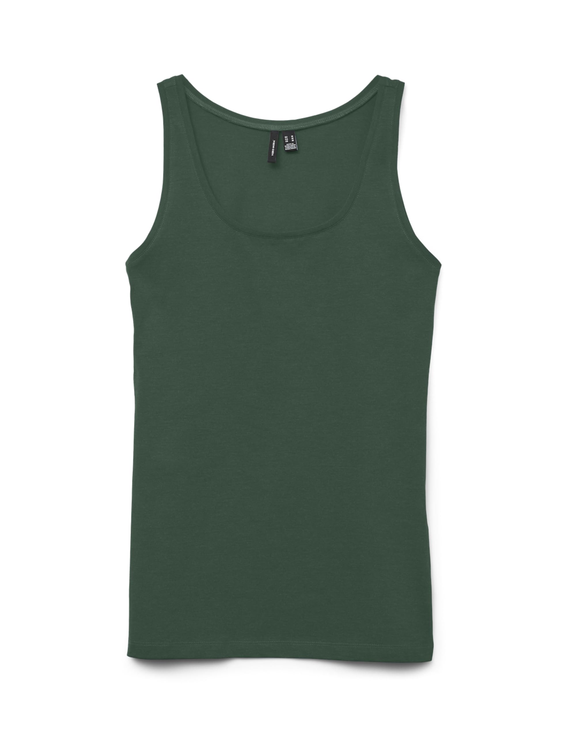 VERO MODA Vmlulu Long Tank Top JRS Ga Noos, dunkelgrün, XS