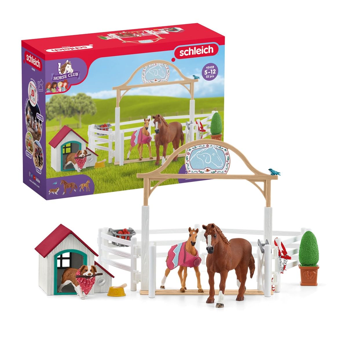 Schleich Horse Club, Horse Toys for Girls and Boys, Hannah's Guest Horses Horse Set with Ruby The Dog and Horse Toys, 20 Pieces, Ages 5+ Robovac X8 Pro