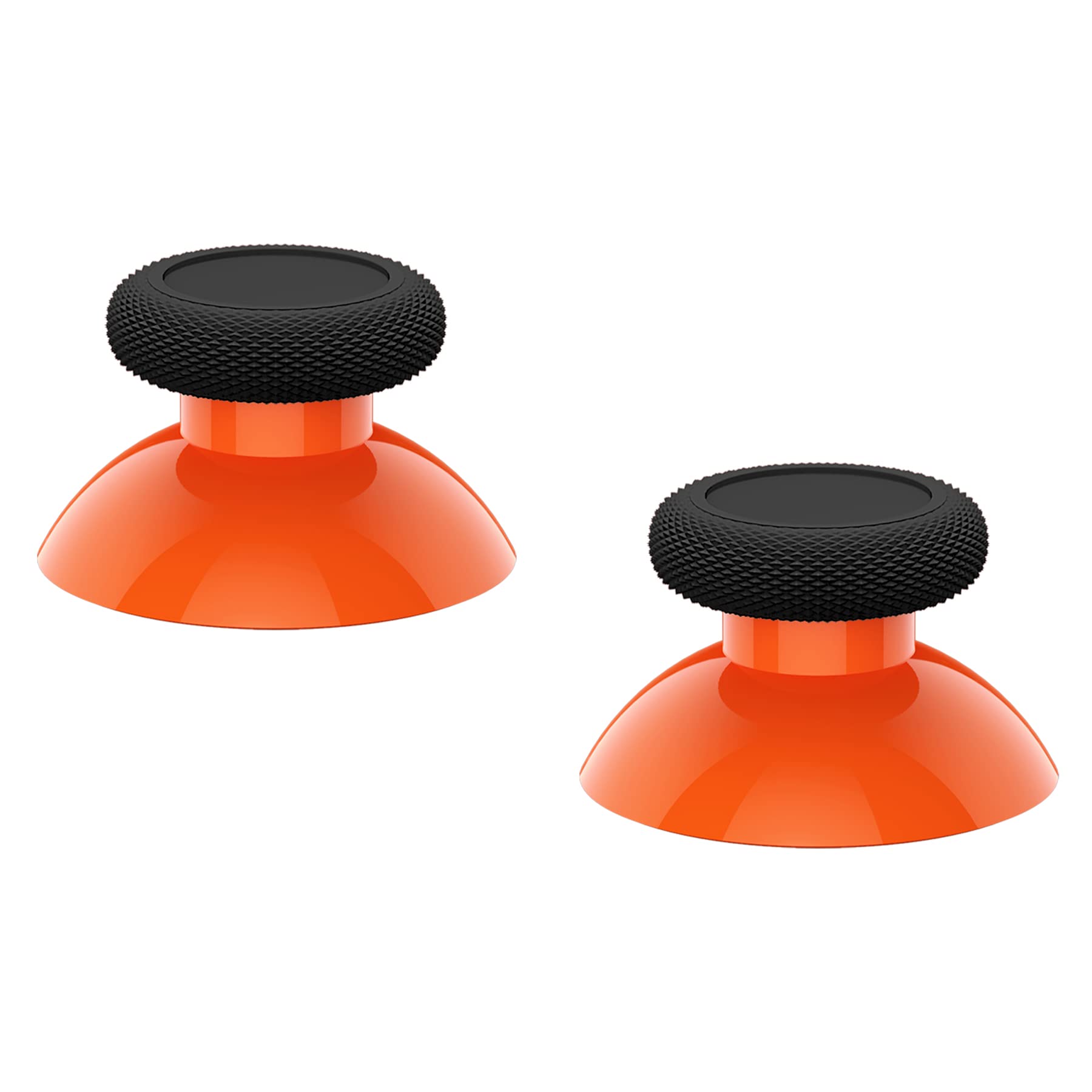 eXtremeRate Replacement Thumbsticks for Xbox Core Wireless Controller, Joysticks Repair Kit for Xbox Series X/S Controller, Custom Analog Stick Buttons for Xbox One S/X/Elite - Orange & Black — view 8