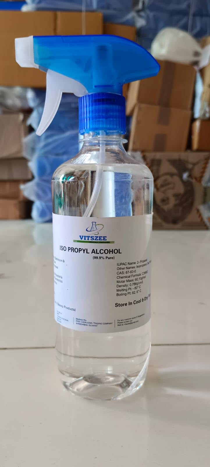 VITSZEE Iso-Propyl Alcohol (IPA) / isopropanol / 2-propanol / CH3CHOHCH3 / 500ml (B095J89YW1) Amazon Price History, Amazon Price Tracker