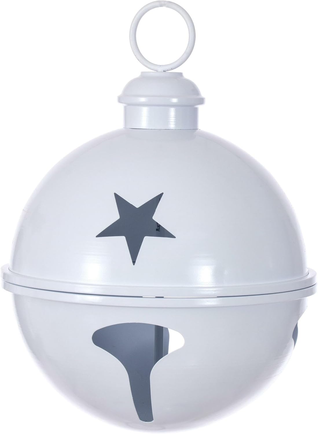 Vickerman 10" Matte Red Iron Bell Ornament.