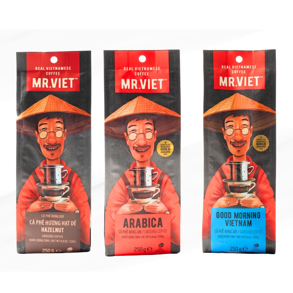 Amazon | 【MR.VIET ミスターベト】ベトナム コーヒー 粉 定番飲み比べ