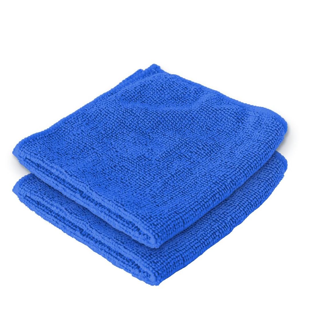 Kuber Industries Face Towel | Microfiber Hand Towel | Antibacterial Face Towel | Hair & Face Towel for Man | 400 GSM Towel | SHXS.. | Pack of 2 | Blue