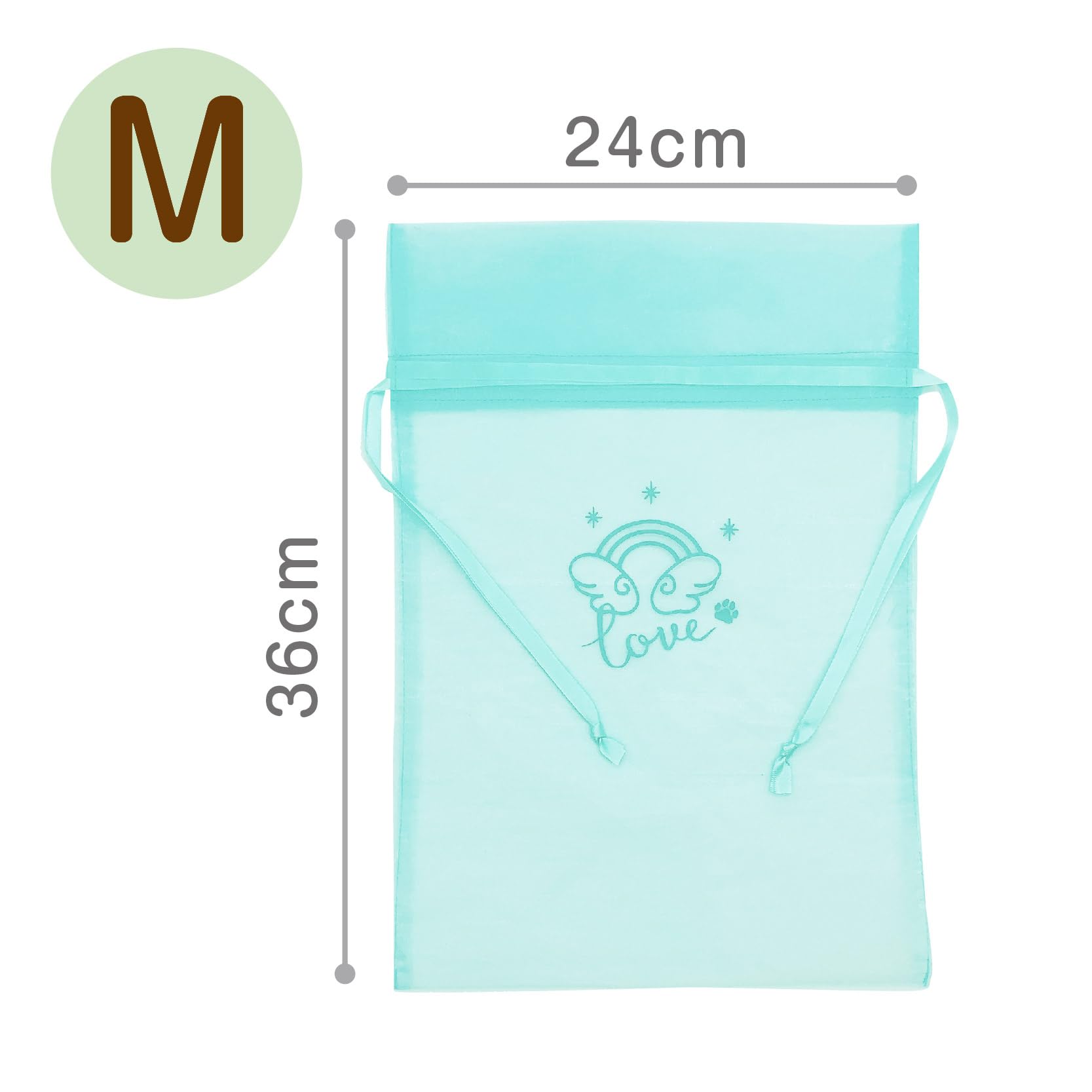 Amazon.co.jp: 【骨壺 覆い袋】オーガンジー骨袋カバー【М】 可愛い