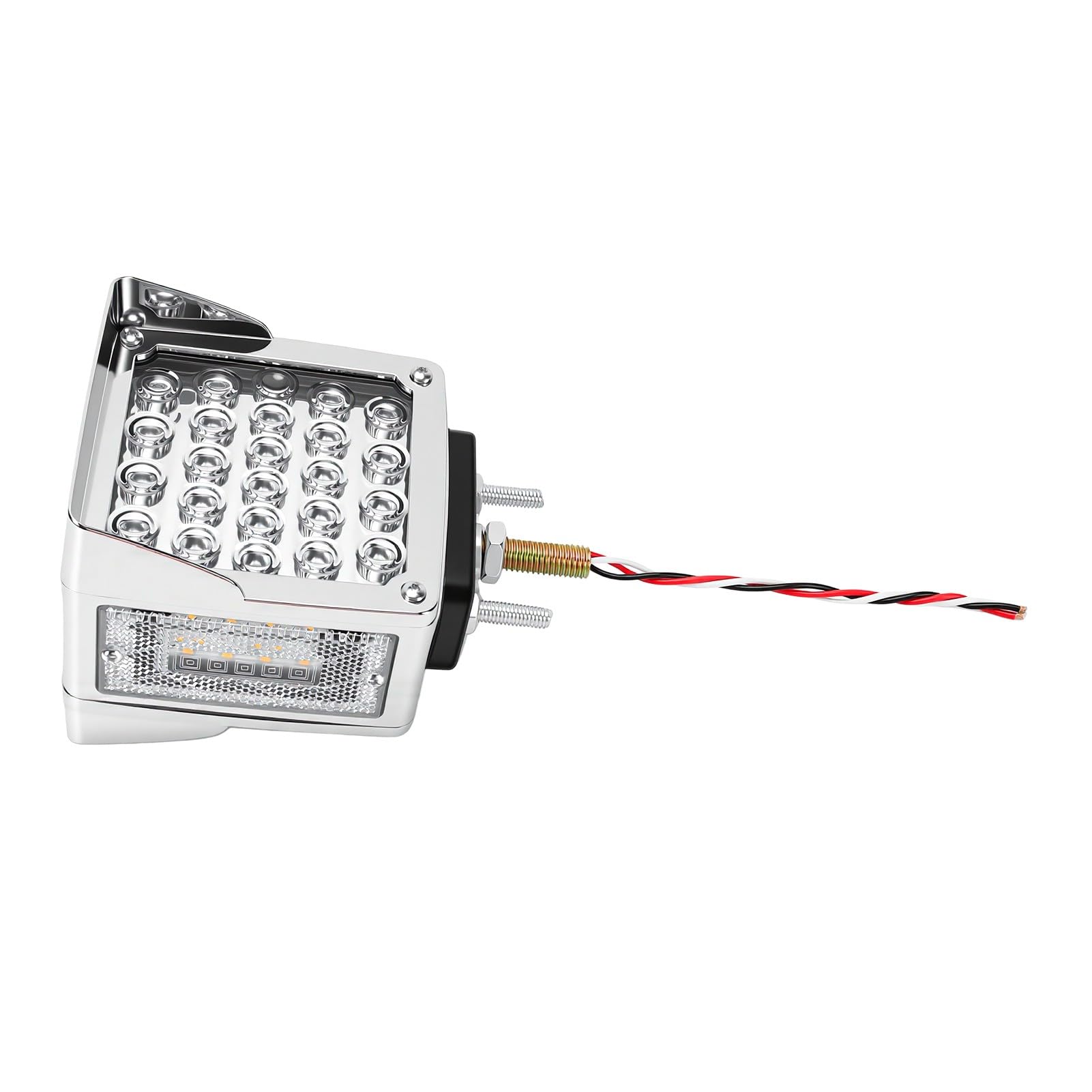 Sorandy Podwójna Osłona Przeciwbryzgowa na Cokole, 60 Diod LED, Kwadratowa