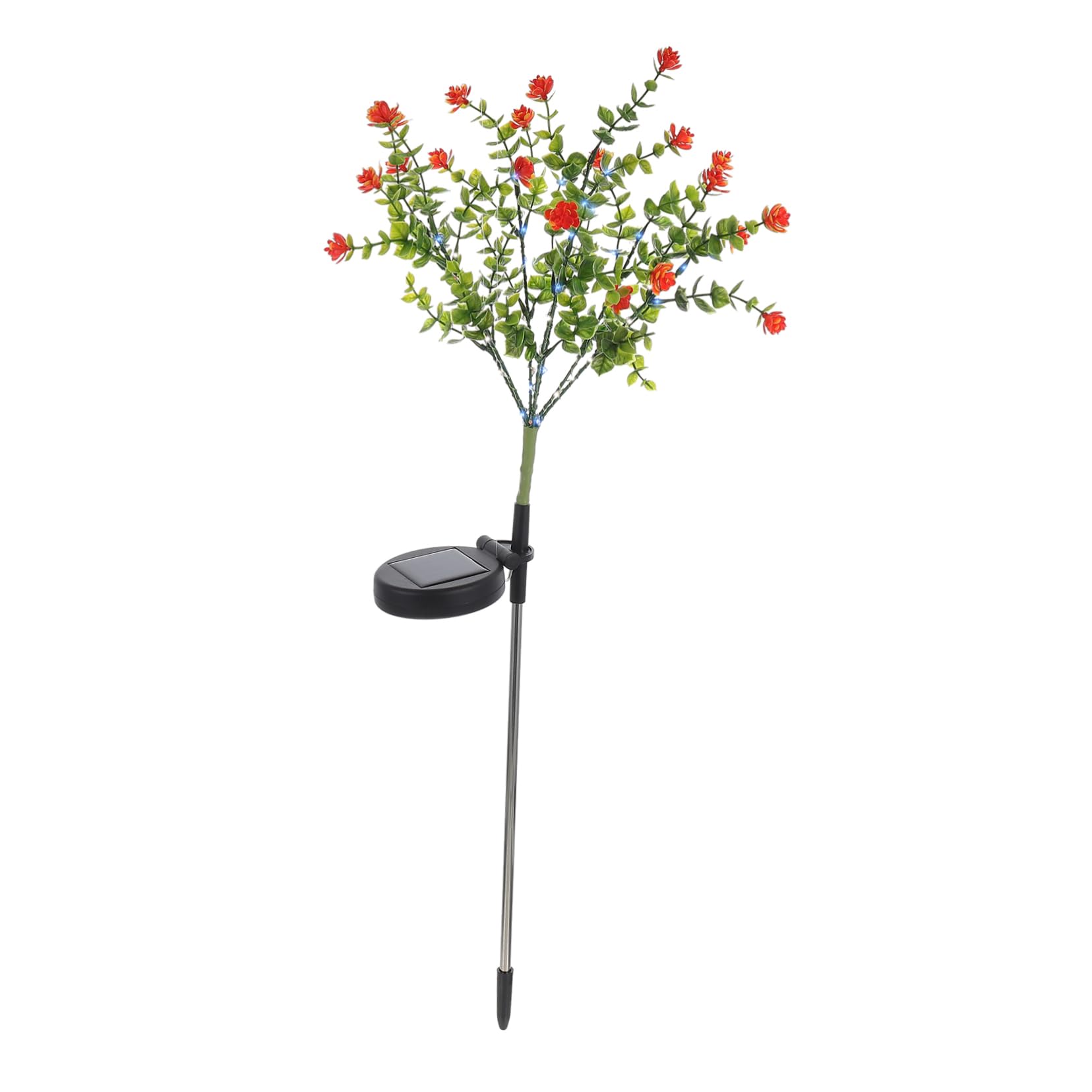 TINEASUR Solar Ground Inserting Lamp Flower Lawn Light Solar Energy Patio Outdoor Lights Realistic Flower Appearance