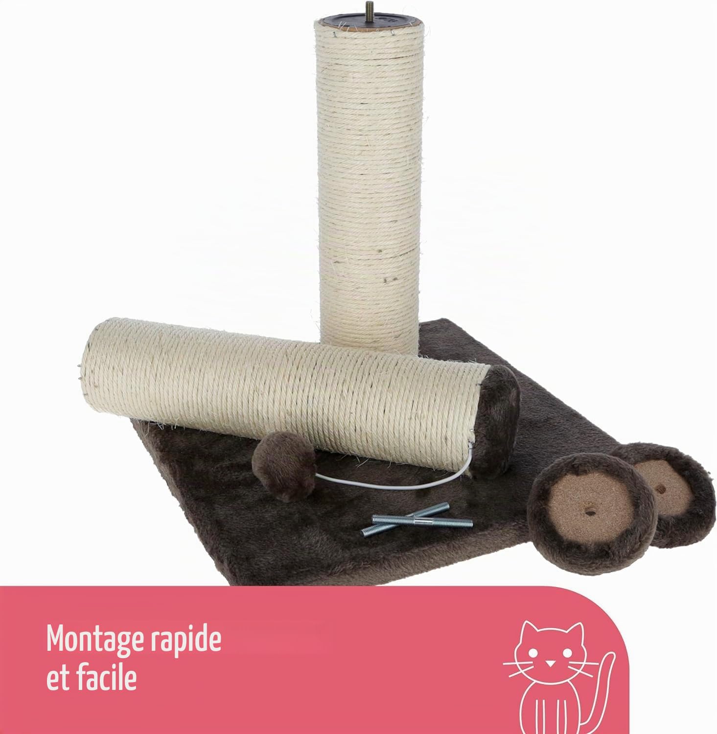 Kerbl Tube à Gratter Opal Maxi 78 cm pour Chat