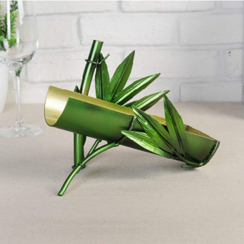 Wine Rack Creative Metal Countertop Free Standing Wine Bottle Holder for Home Decor Great Gift Creative Ornaments (Size:23 * 14.5 * 17cm)