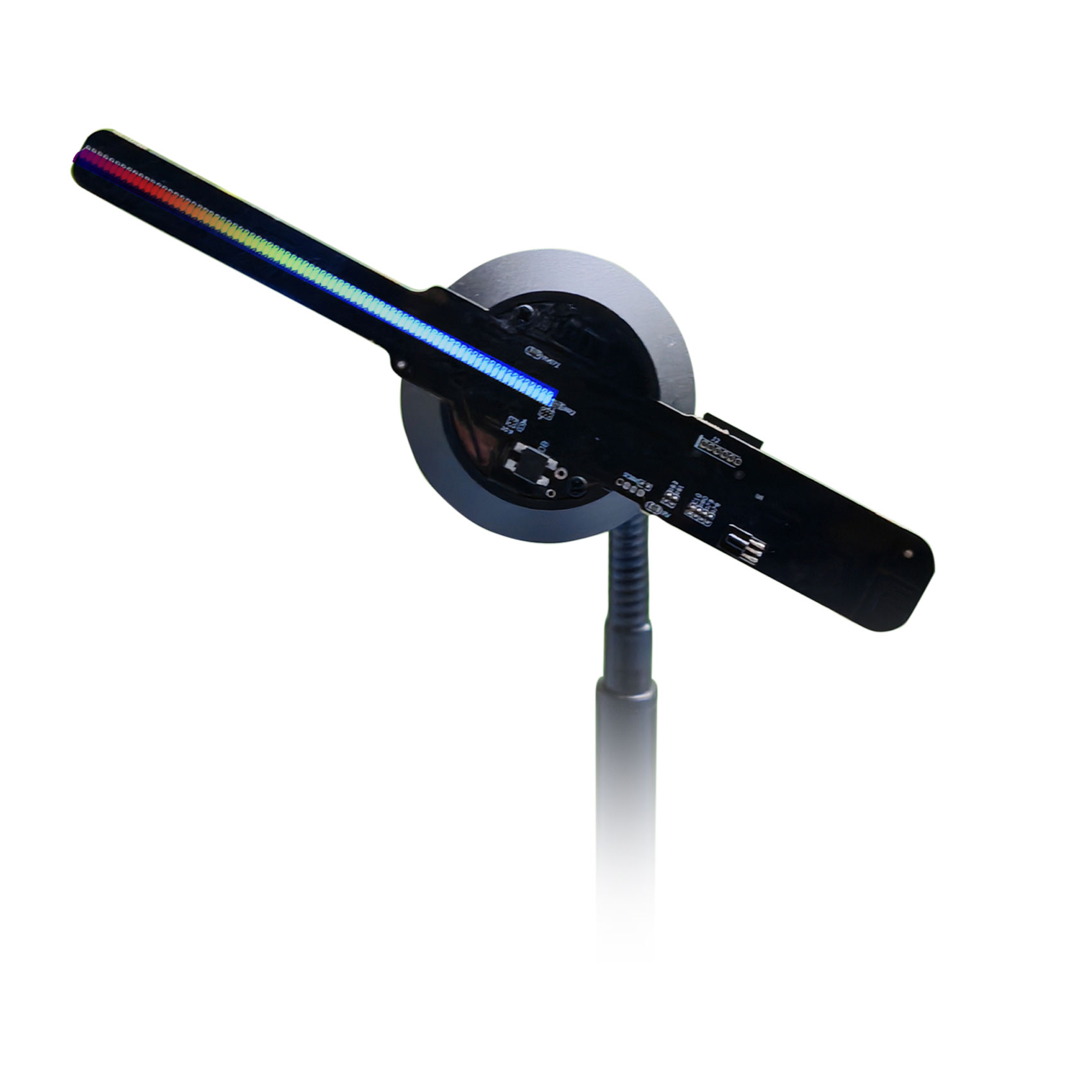 WiFi Ondersteuning SD-kaart 3D Hologram Reclame Ventilator LED Holografische Display 3D Hologram Reclame Licht 41cm