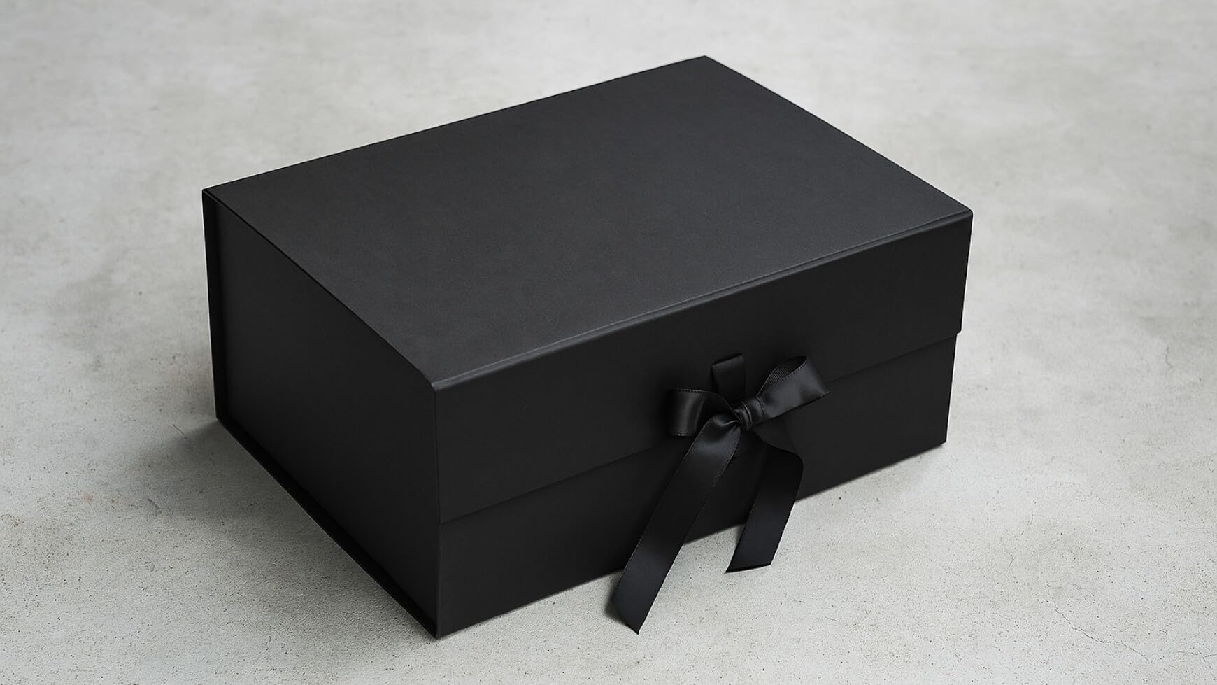 10x Magnetbox Geschenkbox Geschenkkarton "Oxford" 230 x 170 x 70 mm Magnetverschluss 120g/qm Schwarz hochwertige Geschenk-Verpackung