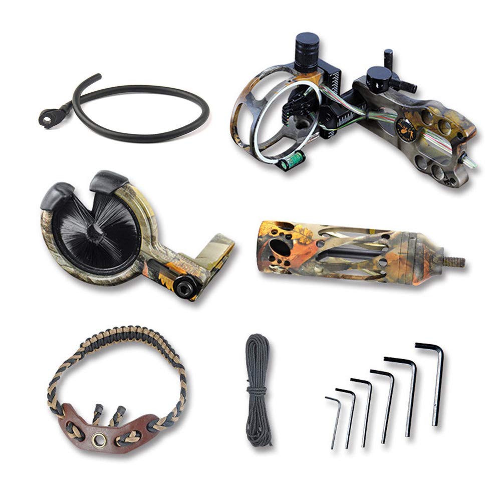 Lot D'accessoires De Tir à L'arc – Viseurs, Repos, Encoches éclairées, Supports – Pour Arc Compound