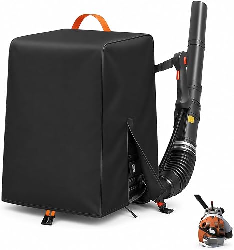 Backpack Leaf Blower Cover for STIHL BR 800 X Magnum 2019–Present, Oxford Fabric Outdoor Storage Cover with Drawstring for Backpack Blowers