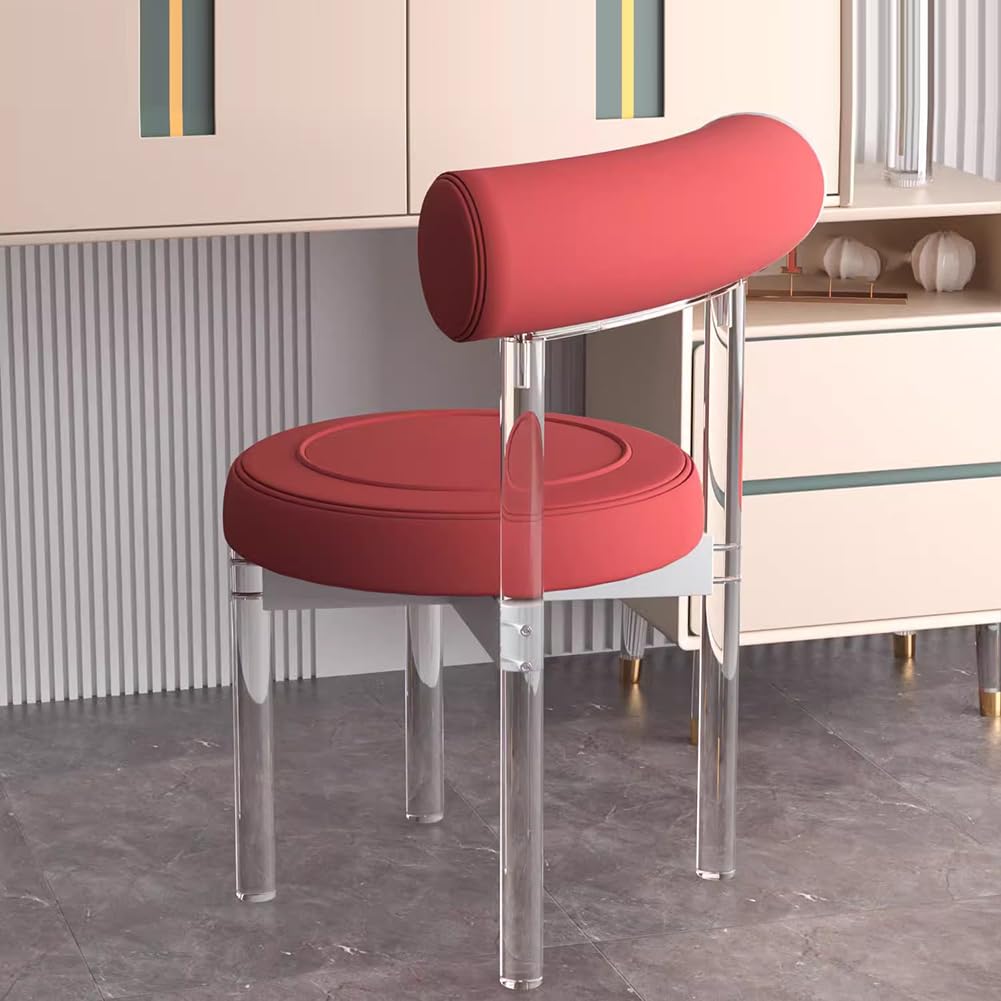 Chaise de salle à manger confortable et transparente pour agrandir votre cuisine