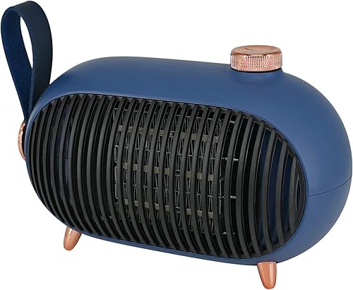 Calentador de espacio, mini calentador portátil para el hogar y la oficina, calentador de espacio pequeño de bajo consumo con protección contra