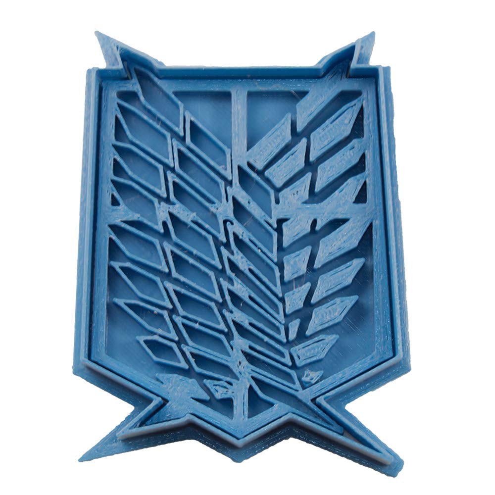 Cuticuter Shingeki No Kyojin Pack Tagliapasta per Biscotti, Blu, 16 x 14 x 1,5 cm, 7 Pezzi