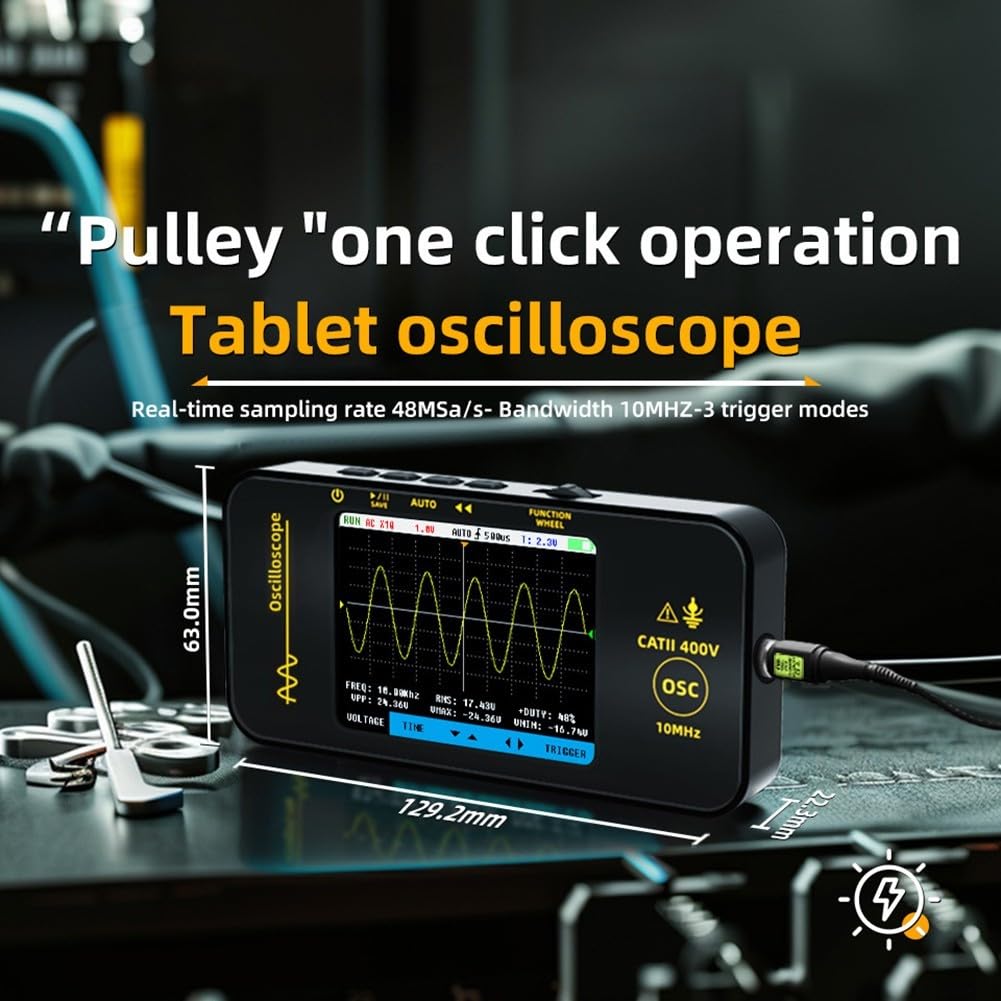 Oscilloscope de Poche Mini 3.2 Pouces LCD Couleur(B)