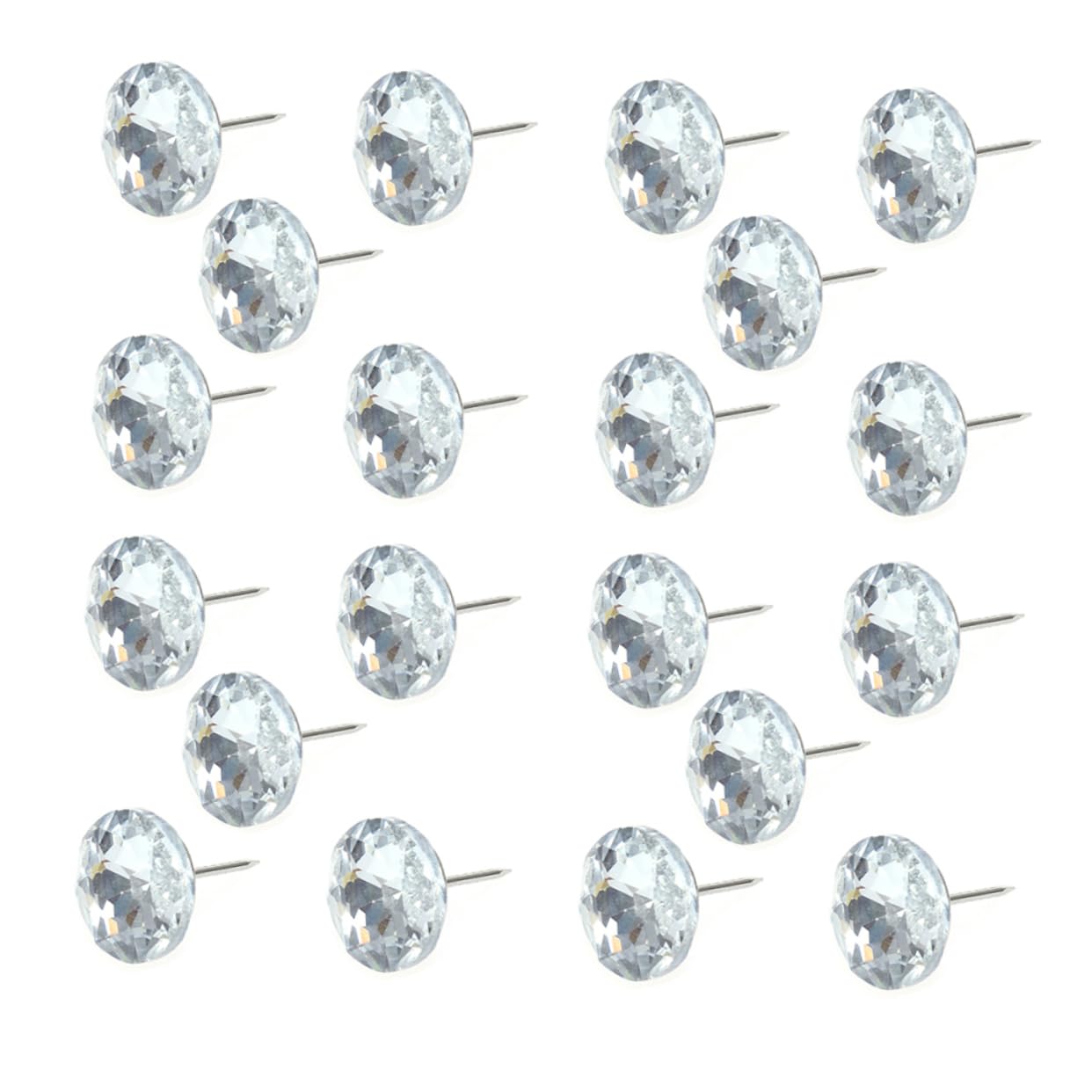 Boutons de rembourrage en cristal pour canapé et tête de lit créant une ambiance romantique
