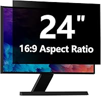 Vista 39 de Protector de pantalla de privacidad para computadora de 20 pulgadas con HP Dell Acer Asus Samsung LG y más, filtro de protección de seguridad