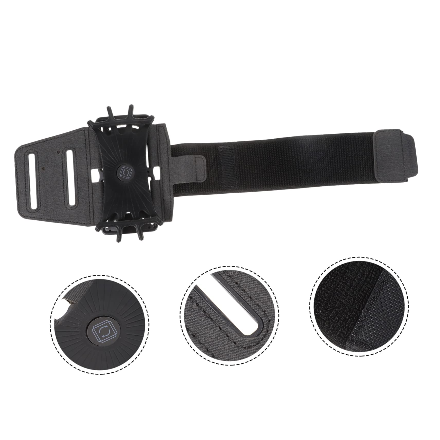 HEMOTON 4pezzi Supporto Per Cellulare Da Braccio Porta Smartphone Per Sport e Attività Outdoor Compatibile Con Maggior Parte Dei Dispositivi Elegante