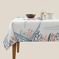 Vista 44 de YETTA YANG Paño de Mesa Redondo de Dulce de Chupachups Gótico en Negro y Blanco de 60 Pulgadas, Cubierta de Mesa Decorativa de Tela para Mesas