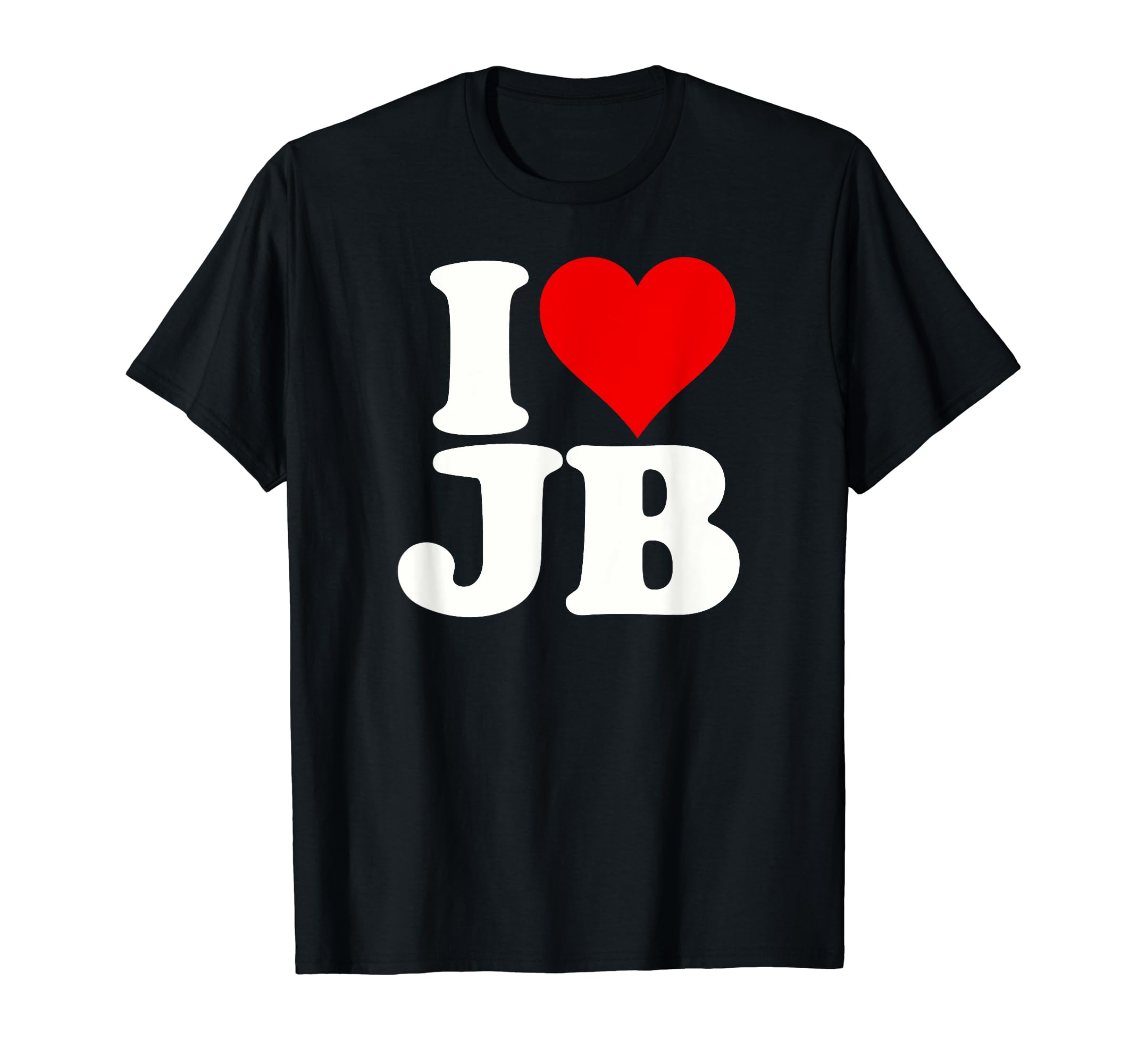 I HEART LOVE JB MONOGRAM TEESI LOVE HEART JB J.B. INITIALS MONOGRAM T-Shirt