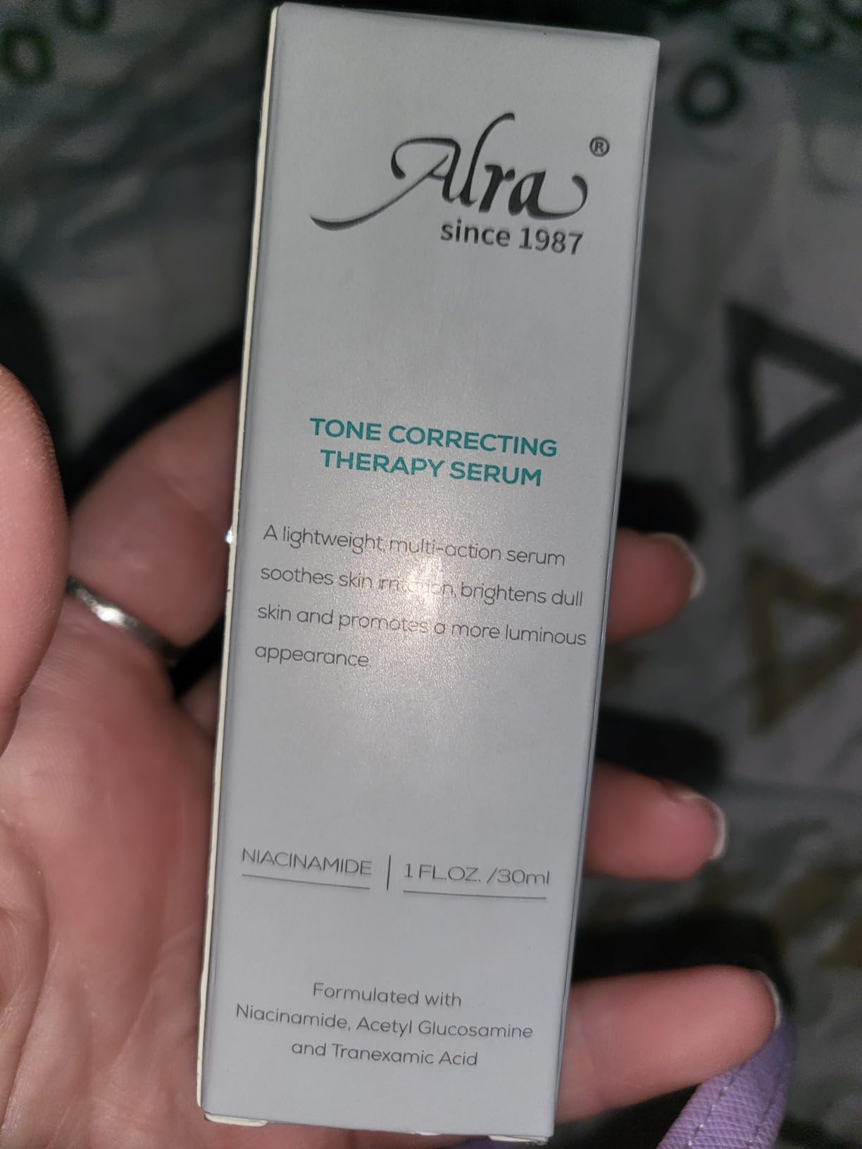 Alra Tone Correcting Serum for Face, Skin Brightening Serum with Niacinamide & Tranexamic Acid, Dark Spot Remover, Reduce Blemishes & Dullness, Skin Care for Women Men, Fragrance Free, 1 fl oz