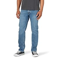 Wrangler Authentics Jeans da Uomo Comfort Flex Waist Fit Light Stonewash x