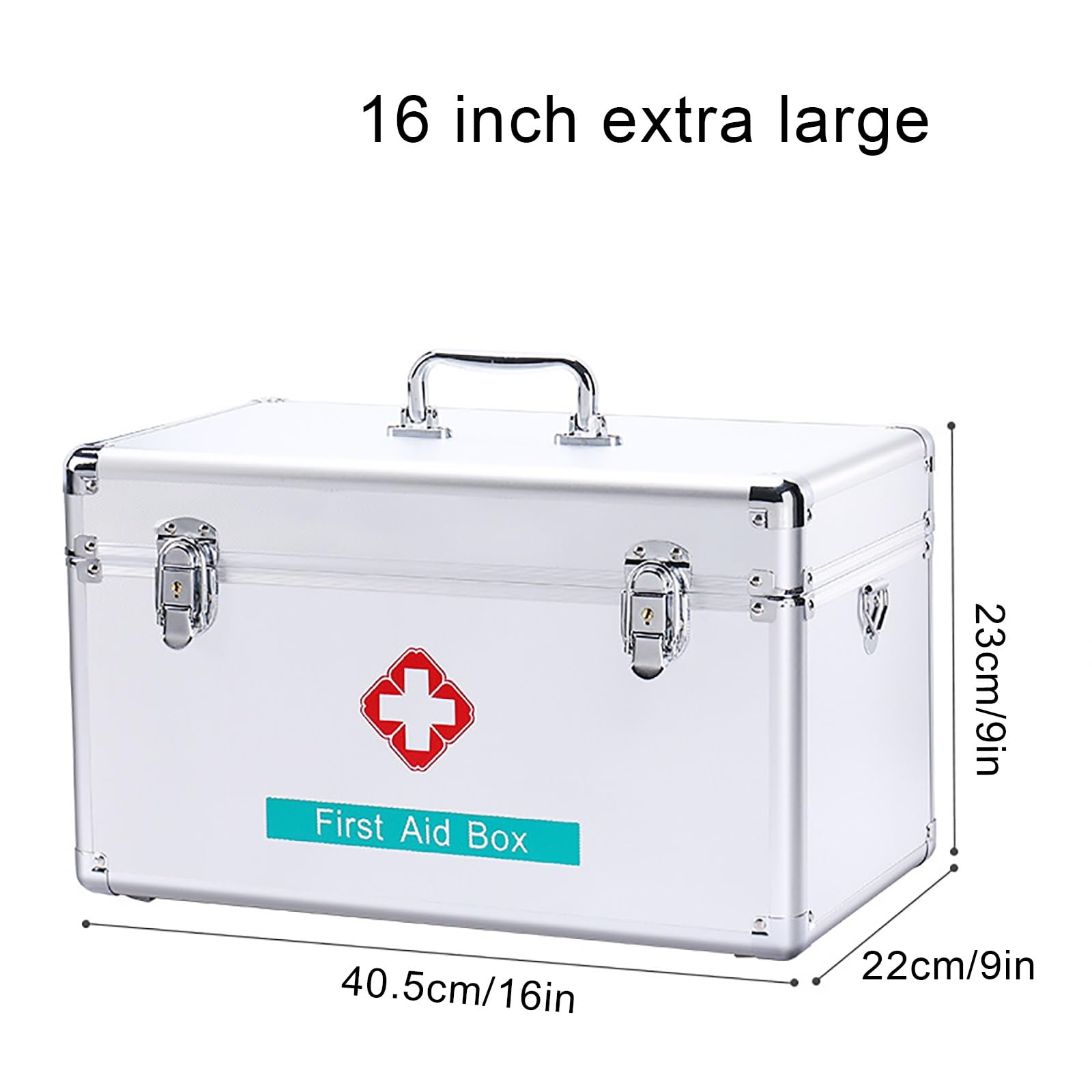 Caja de Medicamentos con Cerradura con llave Caja de Almacenamiento de caixa Primeiros Socorros Portátil para el hogar Organizador de Neceser Botiquin Botiquín coche asa Botiquín Resistente Primeros A