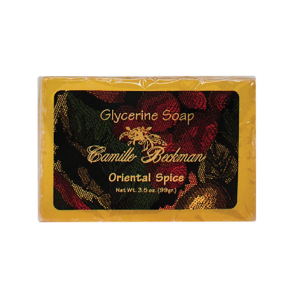 Camille Beckman Oriental Spice Scented Glycerine Bar Soap for Hands, Face and Body, 3.5 Ounce