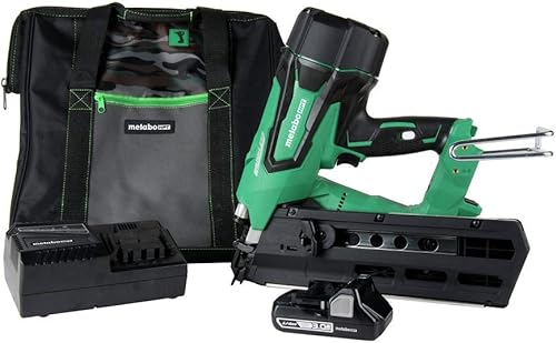 Paquete de kit de clavadora inalámbrica Metabo HPT MultiVolt de 18 V + kit combinado de taladro inalámbrico sin escobillas y destornillador de
