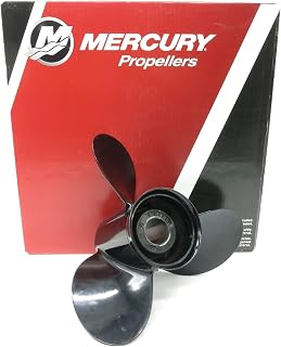 MERCURY Black Max 3-Blade Aluminum Propeller, 12.5