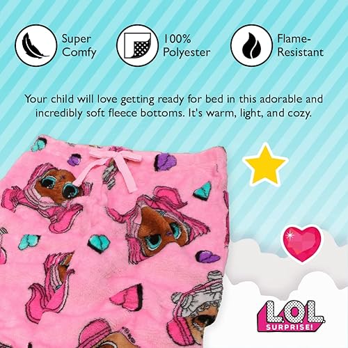 Miniatura 3 de L.O.L. Surprise! Pantalones de pijama para niñas, suaves y lindos para niños
