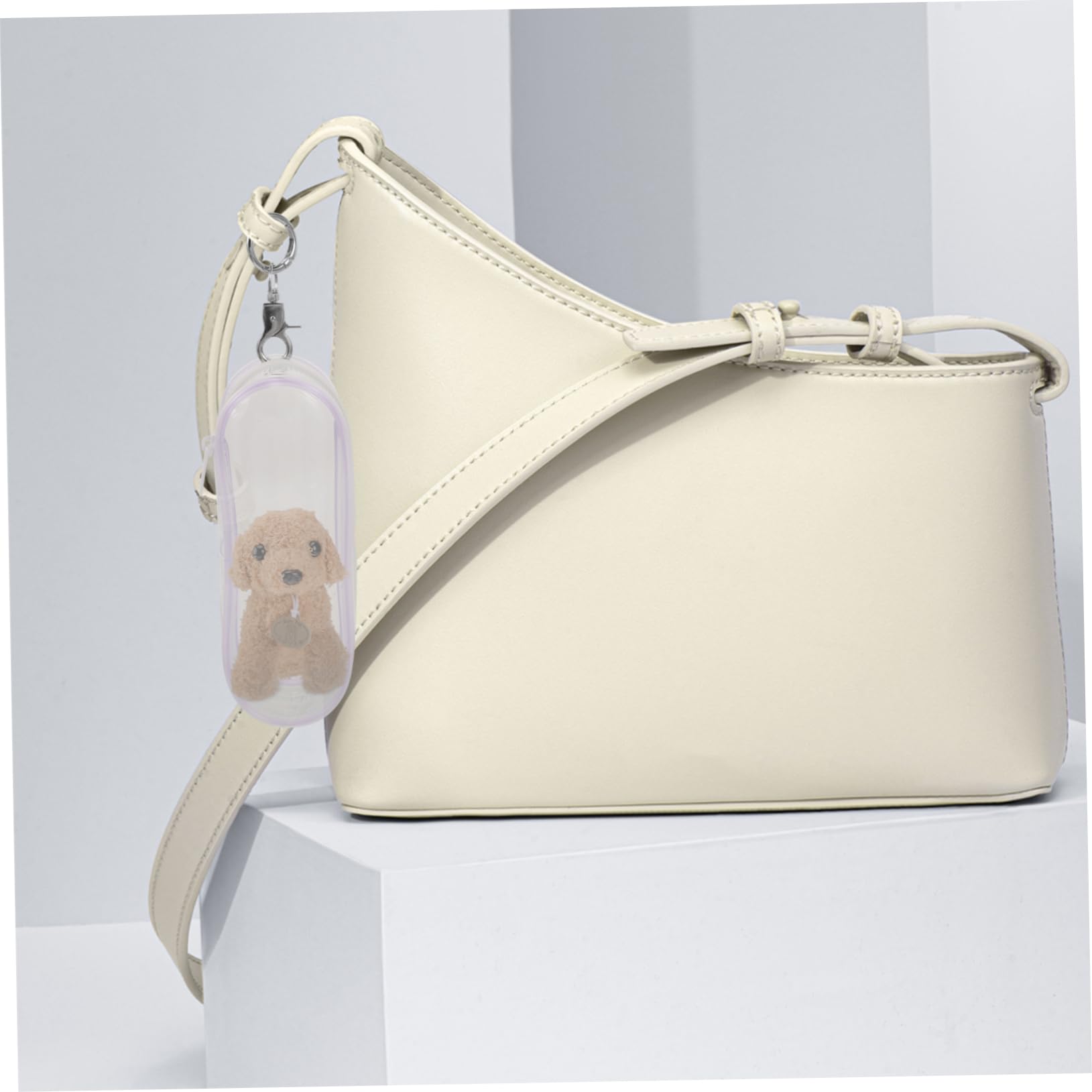 Vaguelly Doll Carrying Bag Portable Storage Holder with Transparent Display Window