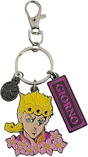Great Eastern Entertainment Jojo's Bizarre Adventure S4 - Giorno Giovanna Flower Three Charm Keychain