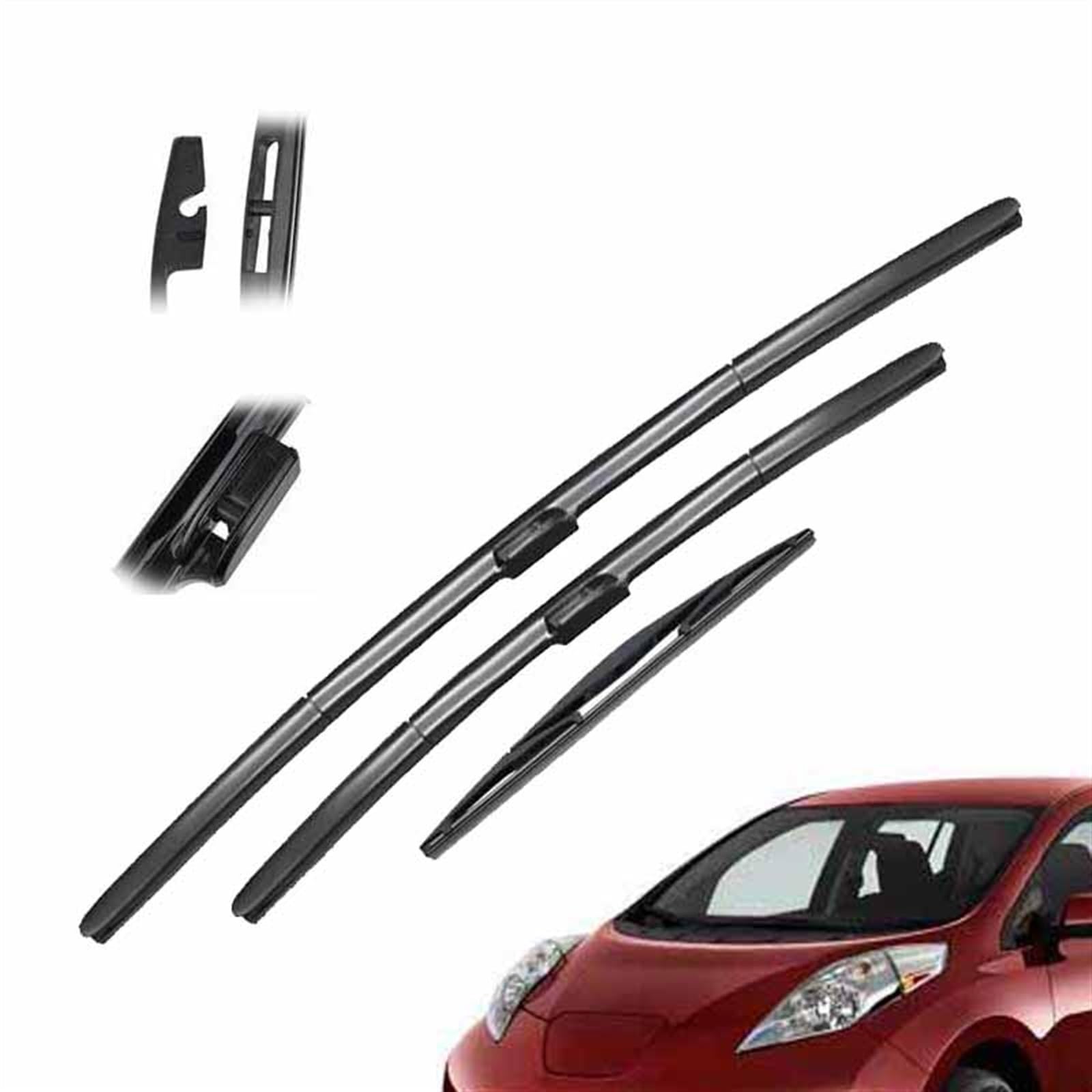 Kit balais d'essuie-glace Nissan Leaf 2011 2012 2013 2014 2015 2016 brosse pare-brise