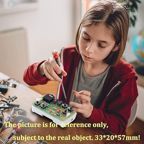 Miniatura 7 de Kit de radio DIY, kit de radio FM Icstation 76MHZ-108MHZ, proyecto de soldadura, módulo de radio, kits de bricolaje, kit de práctica de soldadura