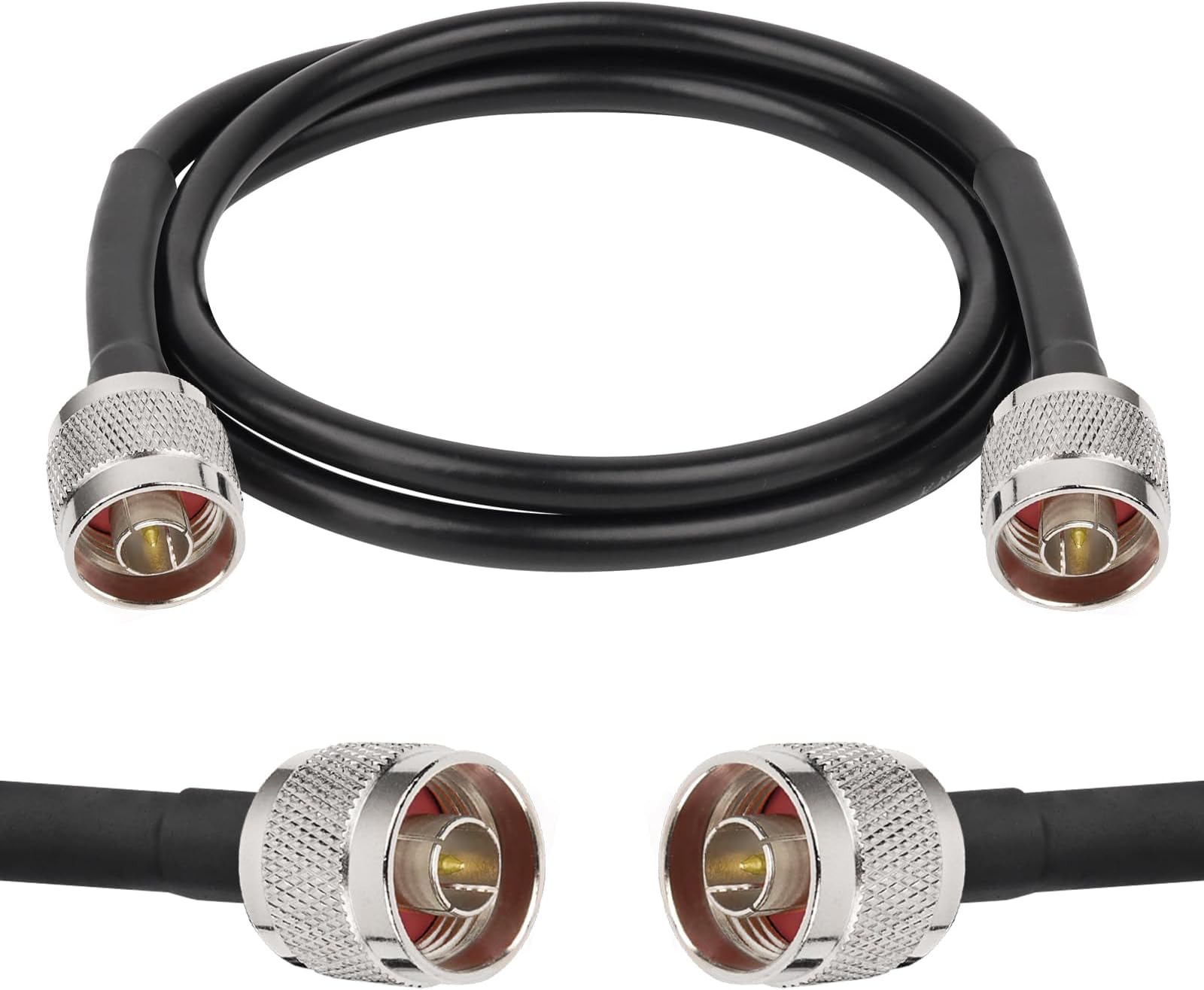 N 3FT Type N Coax Extension Cable N Male to N Male Connector Pure Copper Low Loss Coaxial Cable
