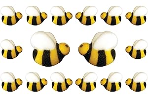 Wilton Bees Edible Sugar Cake Decorations