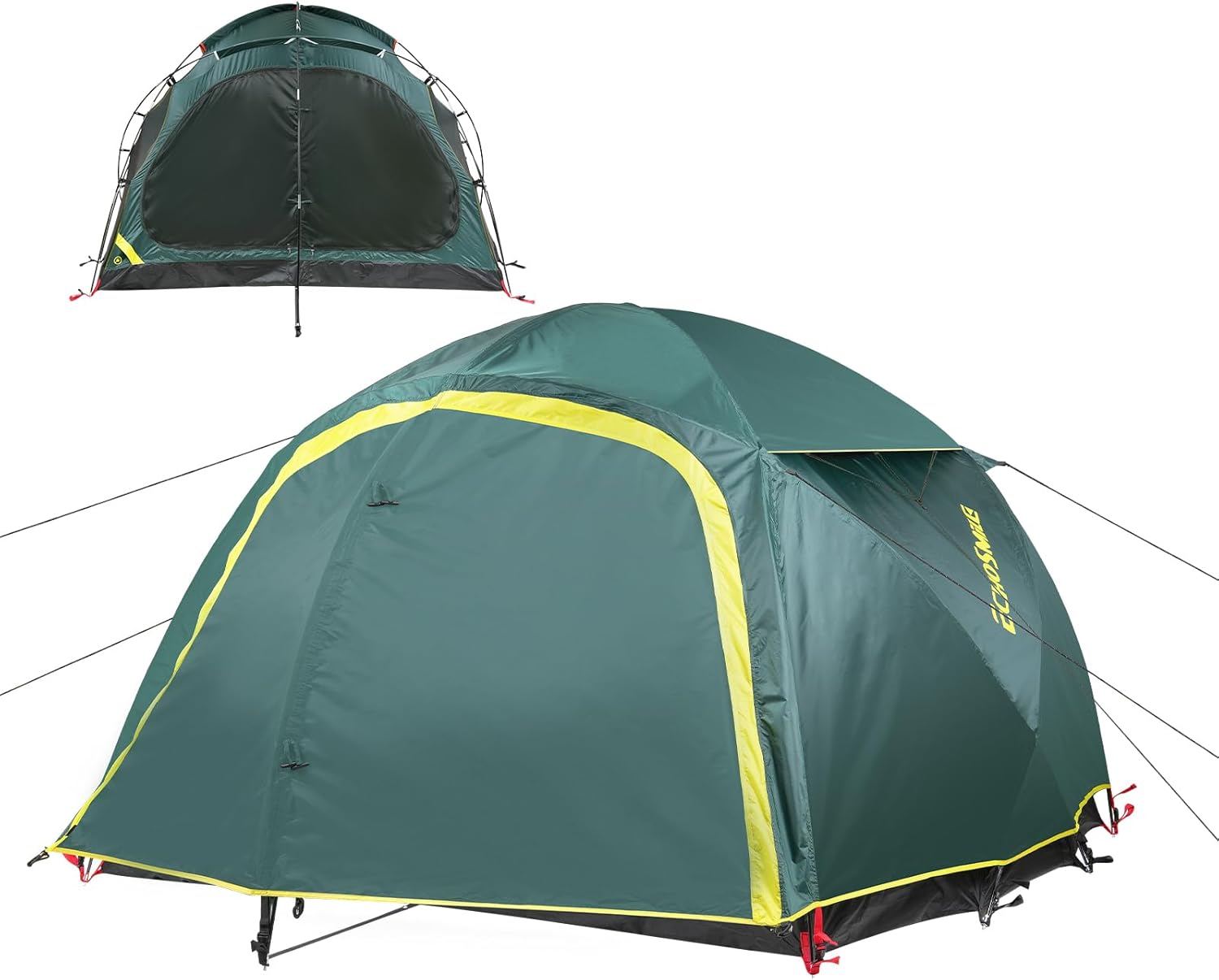 EchoSmile Waterproof Camping Tent for 3-5 People with Easy Setup