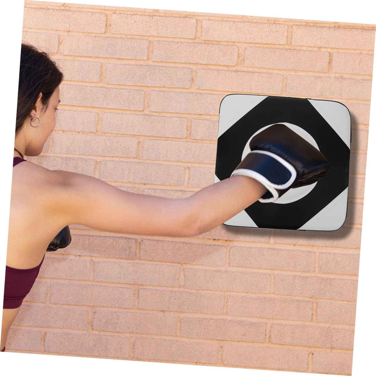 Heavy Duty Wall Mount Boxing Pad for Home Thickened Punching for Indoor Training Height Sturdy Pu Material Easy Installation Fitness Equipment for Teens and Adults