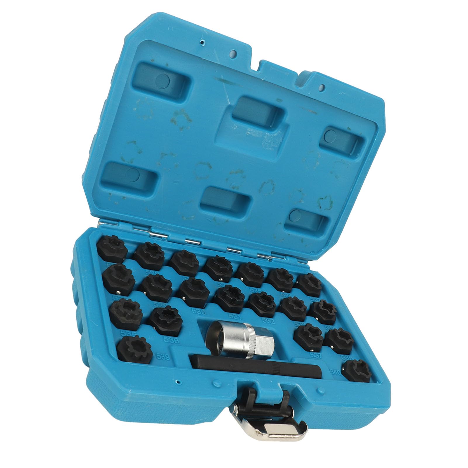 Zestaw do usuwania blokad kół Anti Theft Lug Nut Zestaw 22 szt. z adapterem 1/2 w