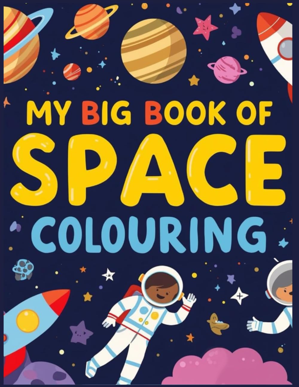 My big book of space colouring
